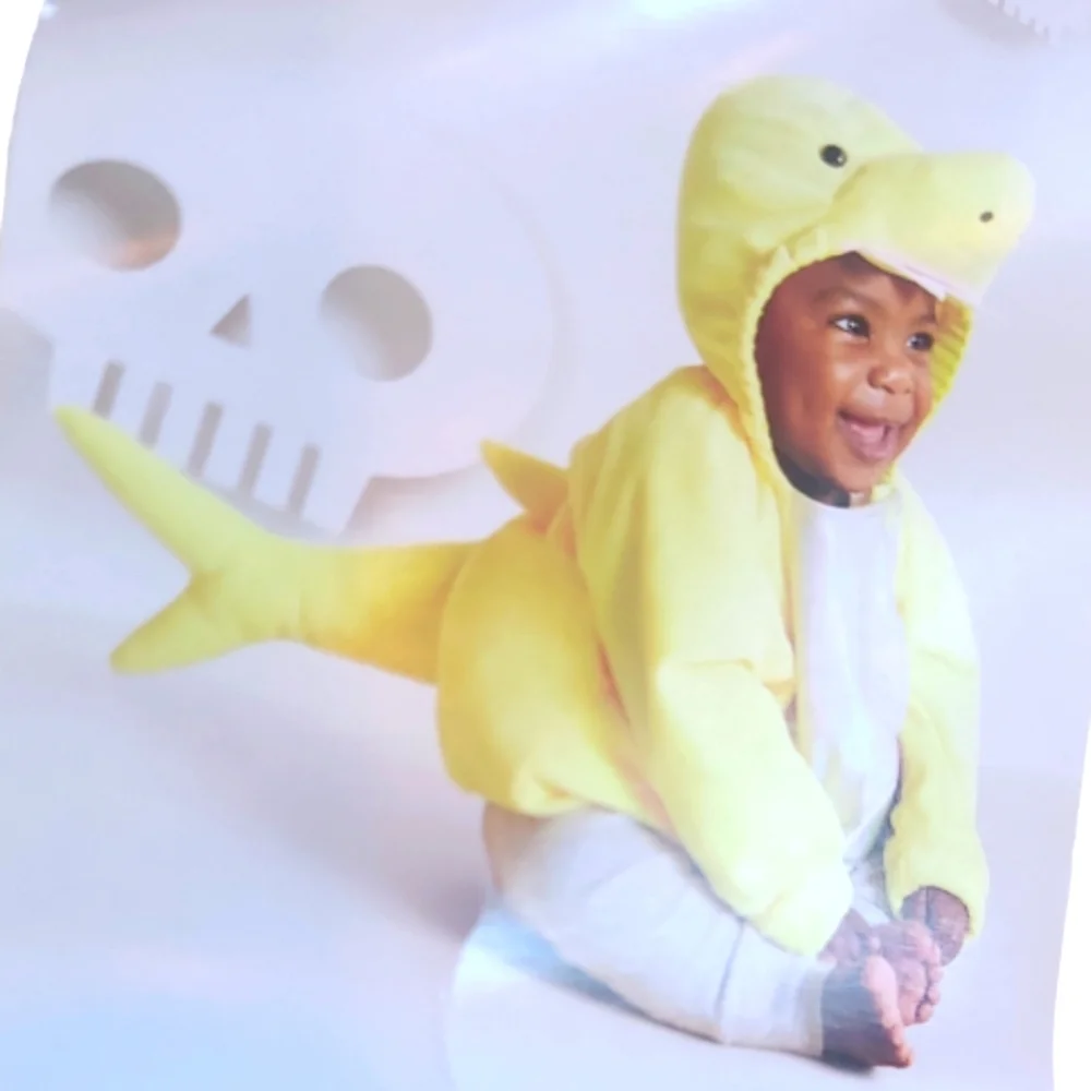 Infant Shark Costume Sz 0-6M